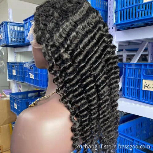Blond Virgin brazilian short afro deep kinky curly wig front full lace human hair wig for black women,short woman hair wig human